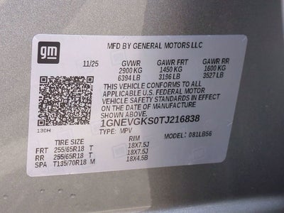 2026 Chevrolet Traverse LT