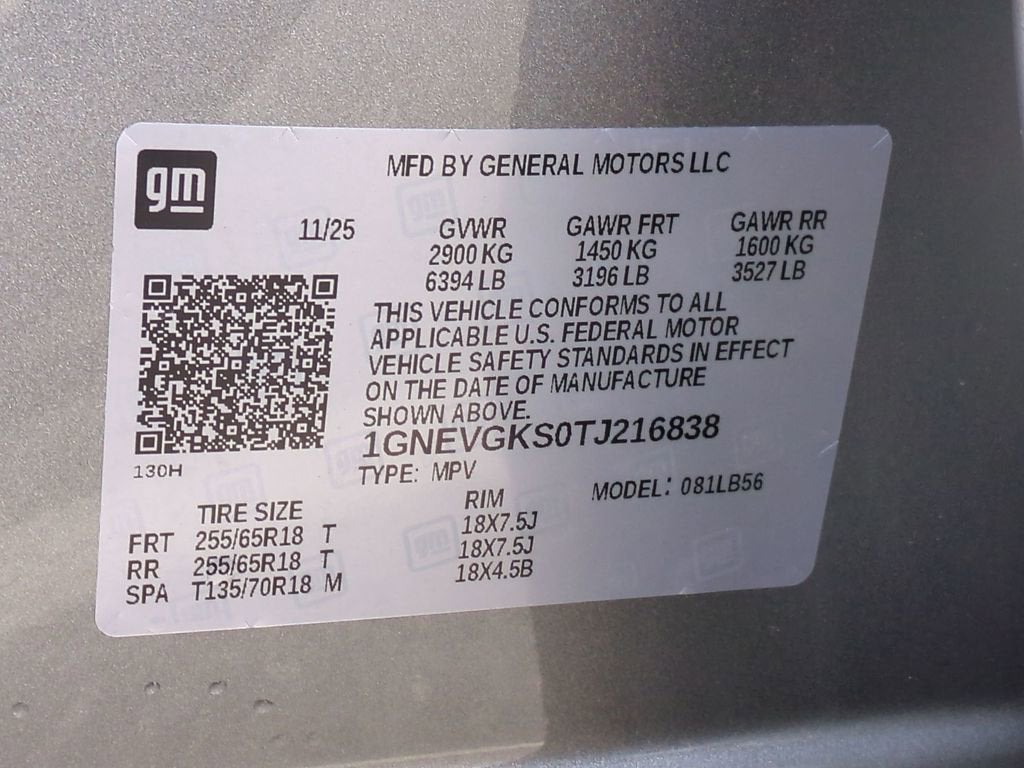 2026 Chevrolet Traverse LT