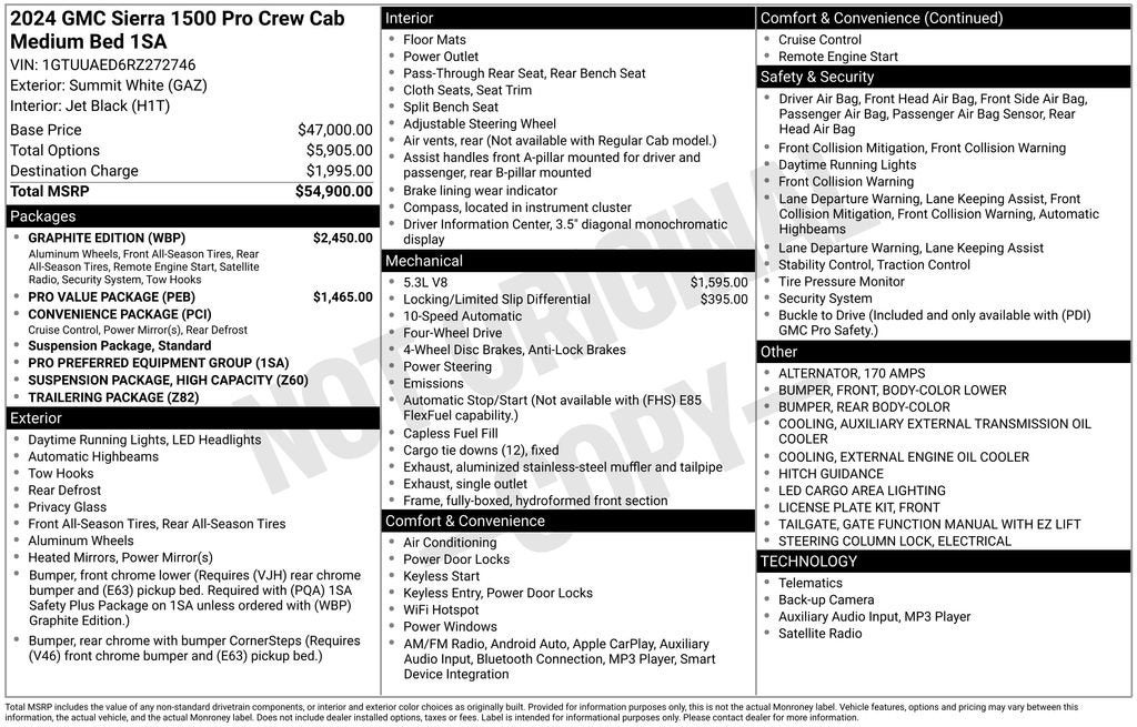 2024 GMC Sierra 1500 Pro