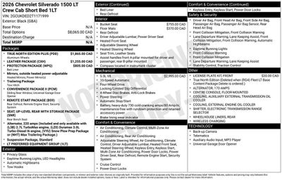 2026 Chevrolet Silverado 1500 LT