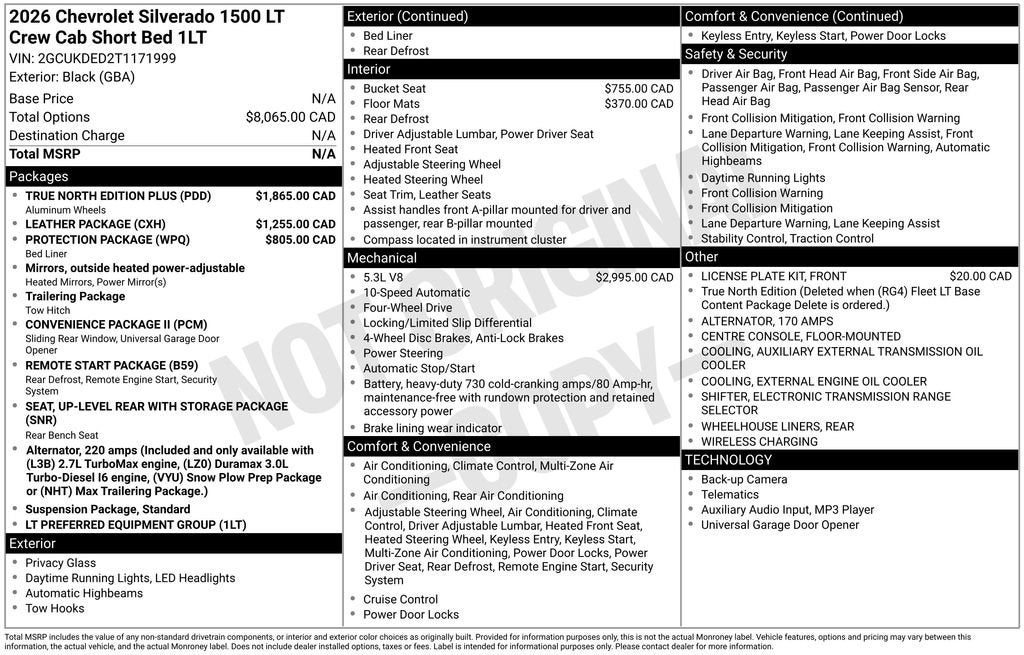 2026 Chevrolet Silverado 1500 LT