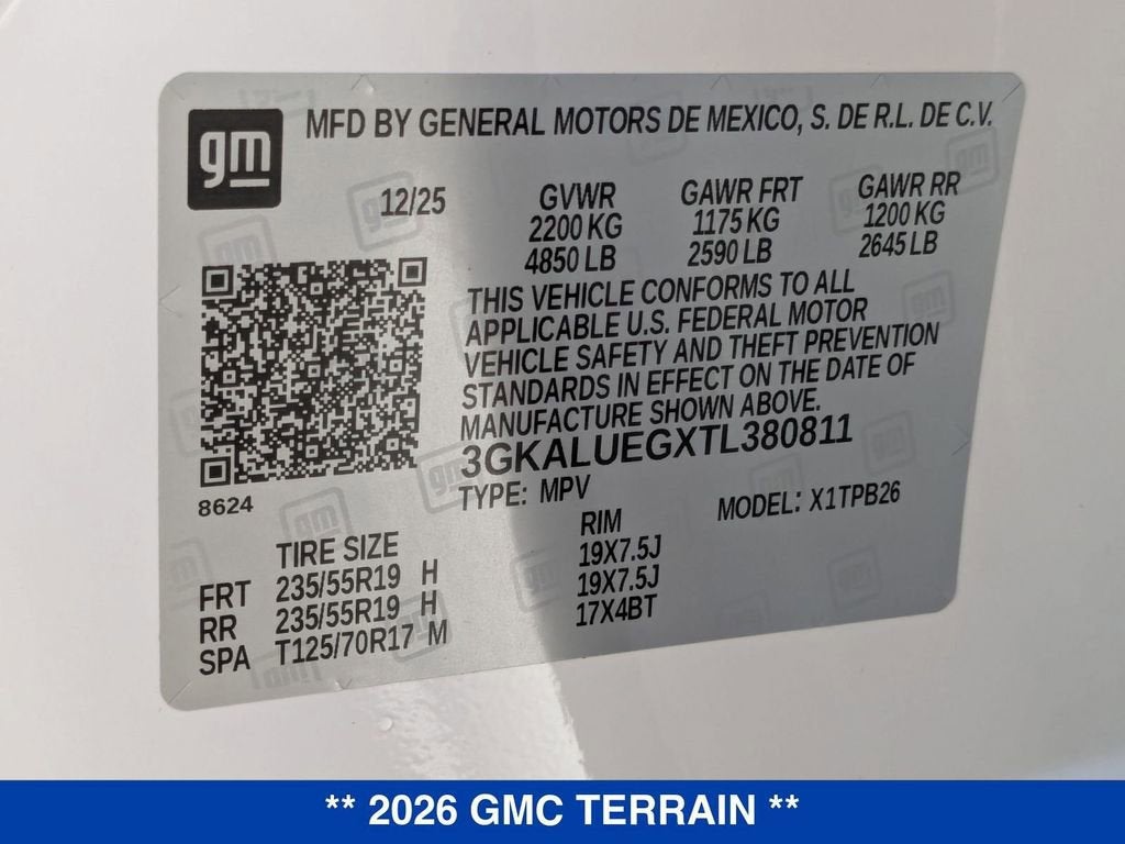 2026 GMC Terrain Elevation