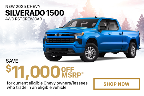 New 2025 Chevrolet Silverado 1500 4WD RST Crew Cab