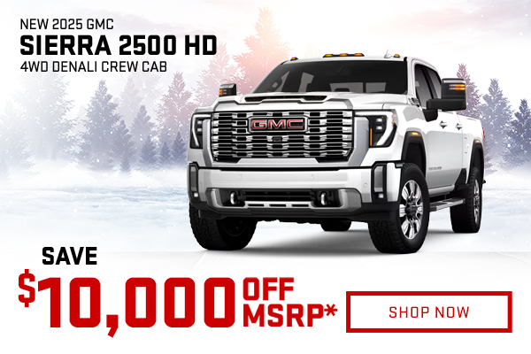 New 2025 GMC Sierra 2500 HD 4WD Denali Crew Cab