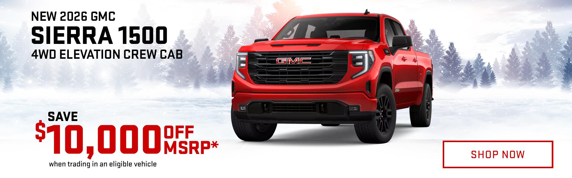 New 2026 GMC Sierra 1500 4WD Elevation Crew Cab