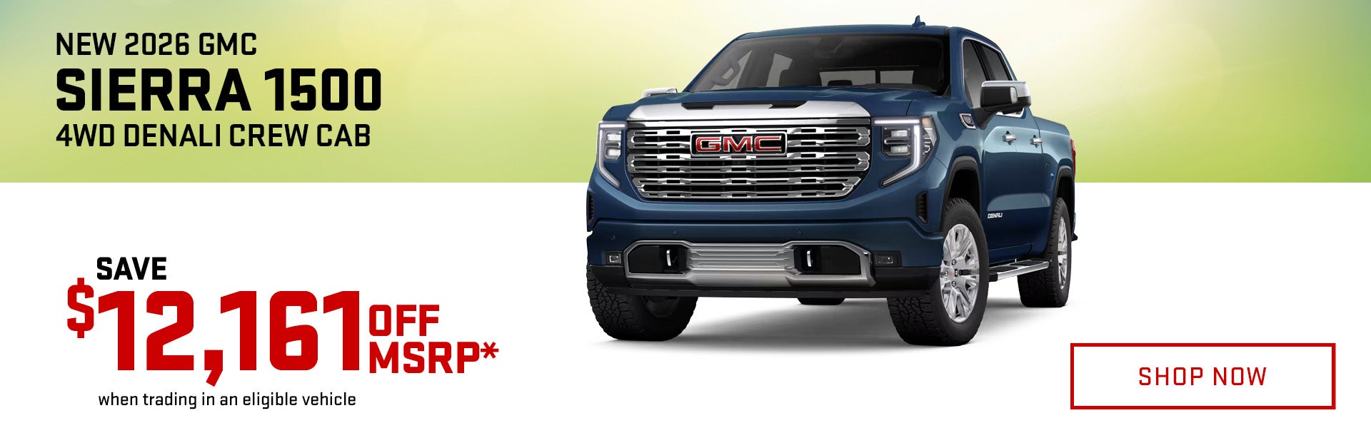 New 2026 GMC Sierra 1500 4WD Denali Crew Cab